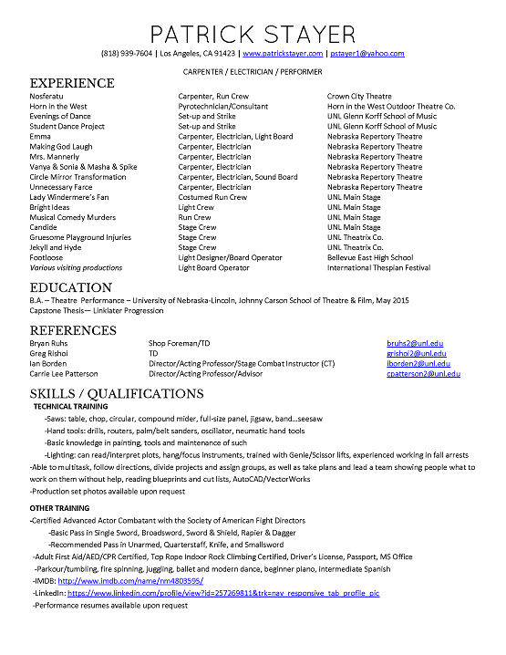 Tech Resume